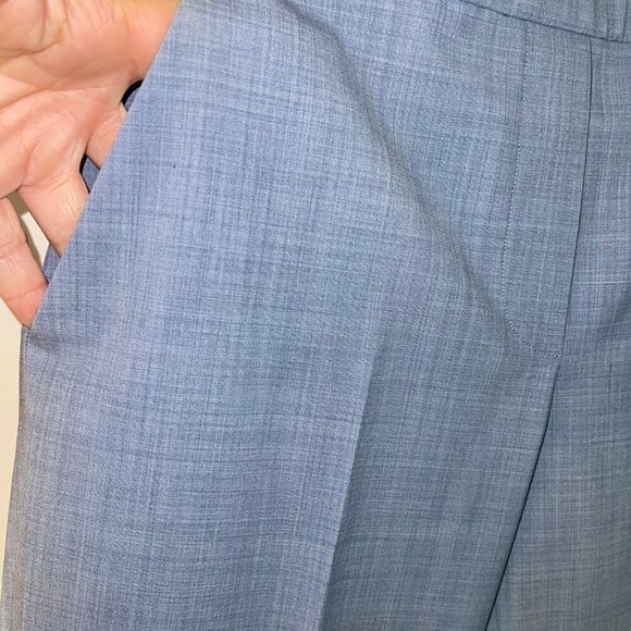 Theory Womens Pants Size 00 Blue Pull On Slim Fit Mid Rise Cropped Straight Leg - Picture 3 of 8